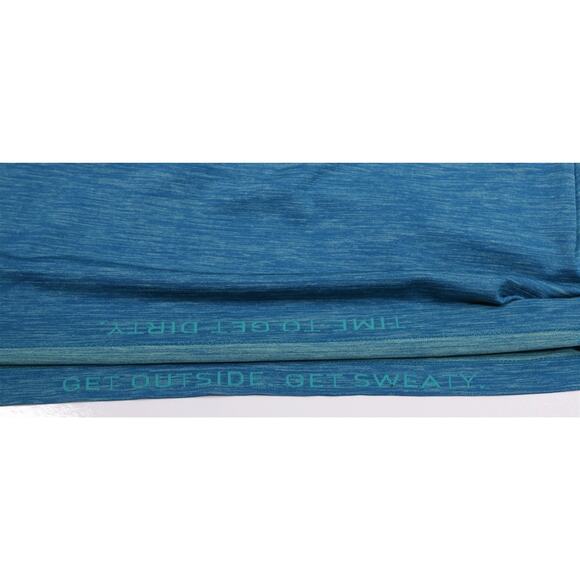 Lululemon Men's Aqua Performance Gym T-Shirt Medium - Picture 8 of 8